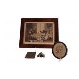 Engraving by Lï¿½opold Flameng, Antique Thimbles,