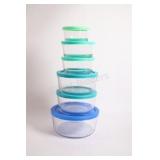 Pyrex Lidded Glass Storage Containers