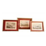 Antique hand-colored Engraved Prints