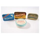 VTG Metal Collector Medical Tin Containers