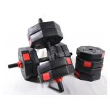 Set of Adjustable Octagonal Anti-Roll Dumbbells