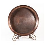 Bowring Hammered Copper Display Dish, 17'