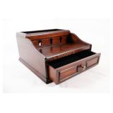 Bombay Mahogany Desktop Valet & Charging Station