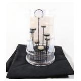 Hurrican Multi-Tiered Tea Light Holder, Tablecloth