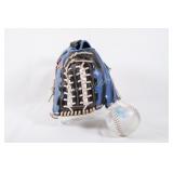 Left Hand by Game Day Leather Baseball Glove&Ball