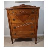 Antique Tallboy Chest of Drawers