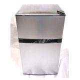 Stainless & Black Insignia Refrigerator- Freezer