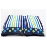 Two Egyptian Cotton Large Beach Towels