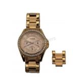 Fossil Riley Multifunction Rose Gold-Tone Watch