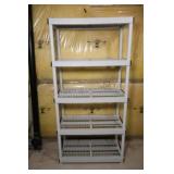5-Tier Plastic Garage Storage Shelving Unit (2-2)
