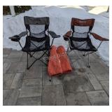 Roots Outdoor Folding Camping Arm Chairs