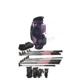 Ladies Left Alien Graphite Flex Clubs w Lopez Bag