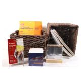Line Paper Note Books, Basket, Canon Photo Paper