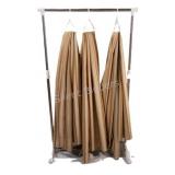 Professionally Lined Striped Drapery Panels x 6,