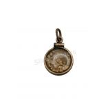 VTG Gold Filled Flakes Locket Pendant, Marked 12K