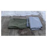 Two Tarps Heavy-Duty Waterproof Material