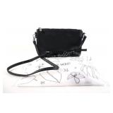 Pixie Mood Black Leather Crossbody Bag