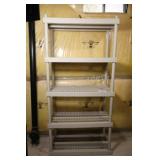 5-Tier Plastic Garage Storage Shelving Unit