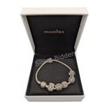 Pandora Sterling Silver Charm Bracelet