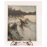 Fox in Winter Print by Dutch Artist Rien Poortvlie