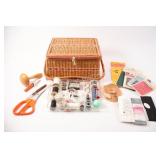 Sewing by Basket by Bacon Basketware w Notions