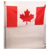 Canada Flag on Pole -  52" Length