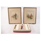 VTG Prints - British Military Officer & Placemats