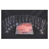 Patio Plastic Stemware & Floral Placemats