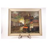 Seteagle,1961 Signed Original Impressionist City