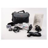 Silver Canon ZR25MC Mini DV Camcorder w Case