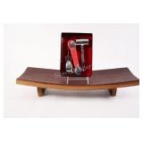 Original Wine Barrel Serving Platter w Bar-Butlers
