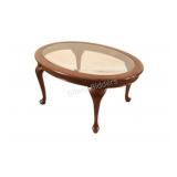 Gibbard Craftsmen Cherry Oval Coffee Table