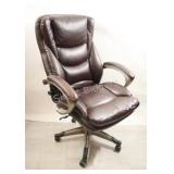 Bonded Leather High Back Office Arm Chair