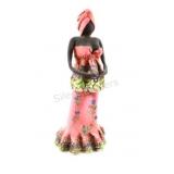 African American Woman Hand Crafted Statue