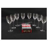 Reverse Charades Game w Stemware Wine Glasses