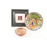 Photography Floral Art, Painted Terracotta Plate