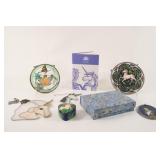 Unicorn Stain Glass, Trinket Box, Book