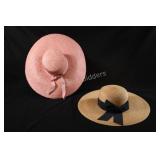 Ladies Wide Rim Summer Straw Hats