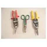 Set of WISS M1 & M3 Aviation Snips & Vin Tin Snips
