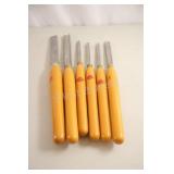 Set of Henry Taylor - Diamic Wood Turning Chisels