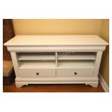 Designer Hand Crafted White Painted Console (1-2)
