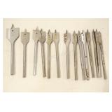 Selection of 14 Wood Spade Bits
