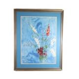 Marc Chagall "The Gladioli" Framed Art Print