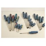 Full set of Full Size and Stubby Screwdrivers