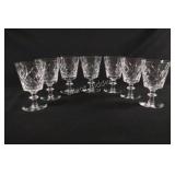 Diamond Cut Pattern Stemware
