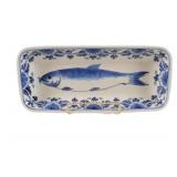 1960's Royal Delftware,Signed Herring Serving Dish