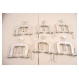Set of Six Pony 3-Way Edging Clamps