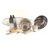 Stainless Strainers, Mixing Bowls,Wire Mesh Basket