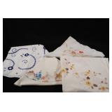 VTG Hand-Embroidered Linens - Various Sizes