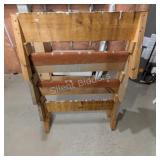 Set of Four Handmade Wooden Sawhorse's